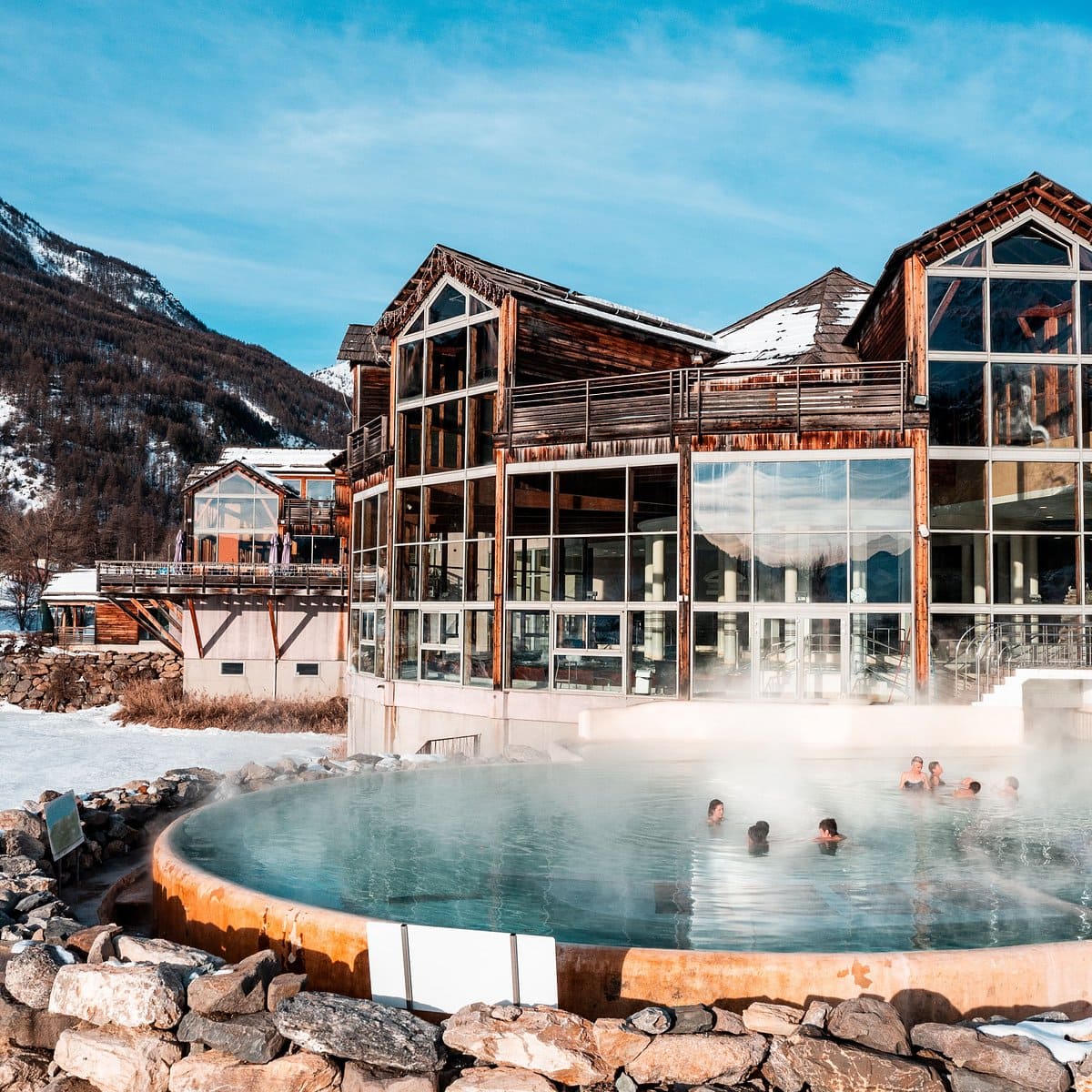 Les grands bains du Monêtier à Serre Chevalier