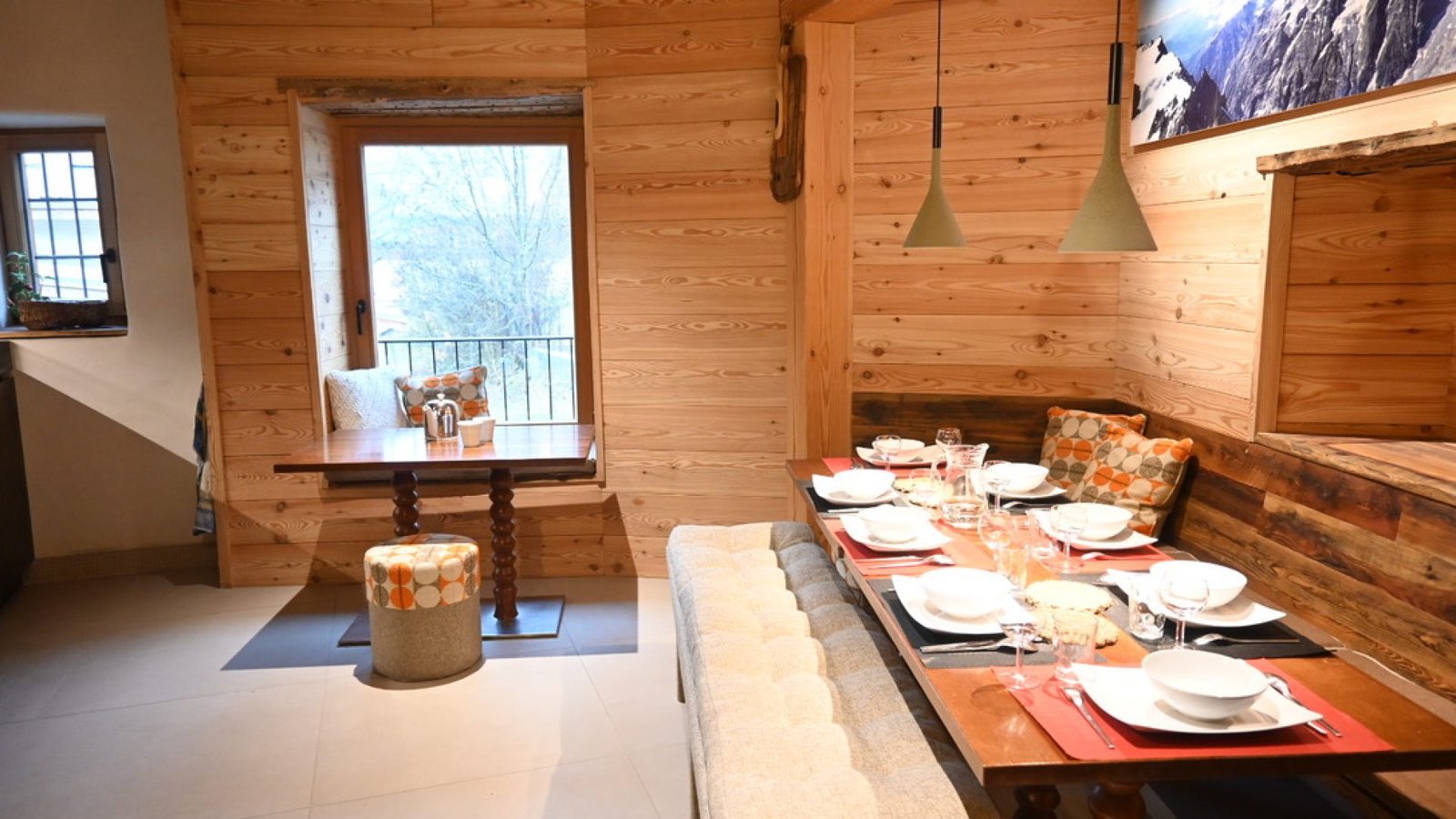 Salle à manger chalet